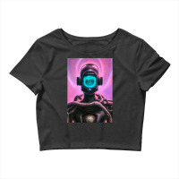 Futuristic Android Robot Ea72b9 Crop Top | Artistshot