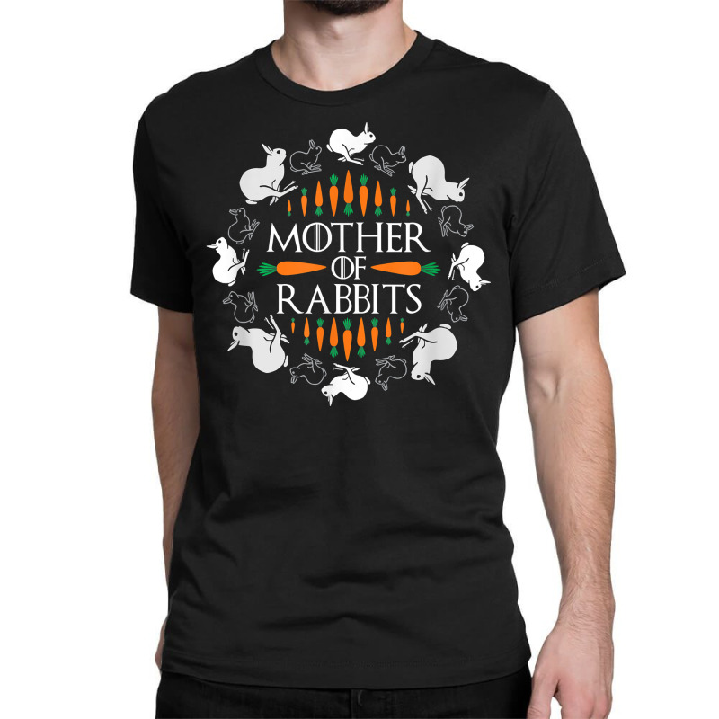 Rabbit Lovers Mother Of Rabbits Cute Bunny Graphic T Shirt Classic T-shirt by tamkyfashions | Artistshot