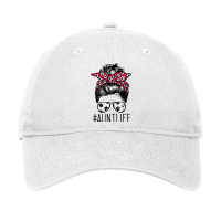 Aunt Life Soccer Auntie Mothers Day Messy Bun Women Funny Adjustable Cap | Artistshot