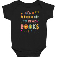 Reading Is Fundamental It's A Beautiful Day To Read Books Baby Bodysuit | Artistshot