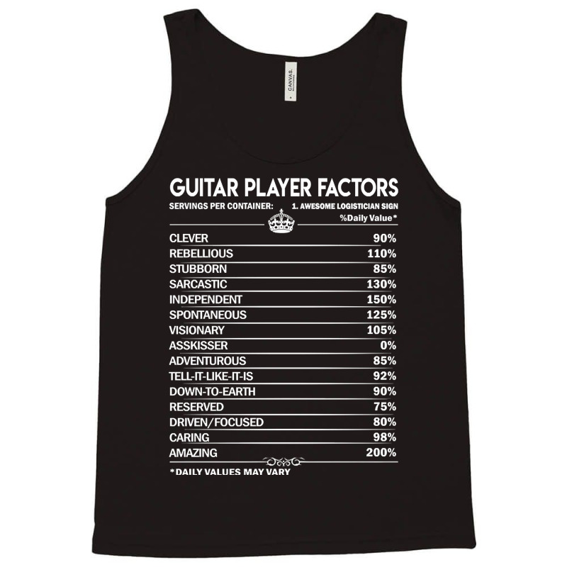 Guitar Player T Shirt - Guitar Player Factors Daily Gift Item Tee Tank Top | Artistshot