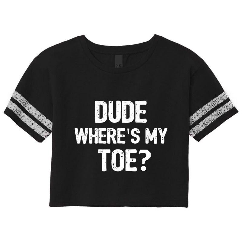 Funny Amputee Toe Prosthetic Leg Joke Gift Premium T Shirt Scorecard Crop Tee by bettincam | Artistshot