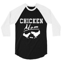 Chicken Mom-8jyfn 3/4 Sleeve Shirt | Artistshot