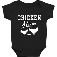 Chicken Mom-8jyfn Baby Bodysuit | Artistshot