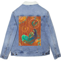 Fish Out Of Water Unisex Sherpa-lined Denim Jacket | Artistshot