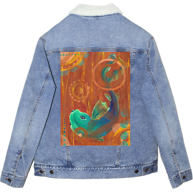 Fish Out Of Water Unisex Sherpa-lined Denim Jacket | Artistshot