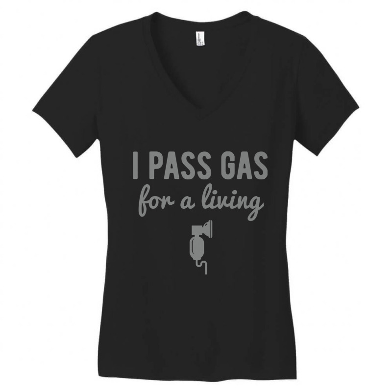 Funny Anesthesiologist Anesthesia Gift Pass Gas Premium T Shirt Women's V-neck T-shirt | Artistshot