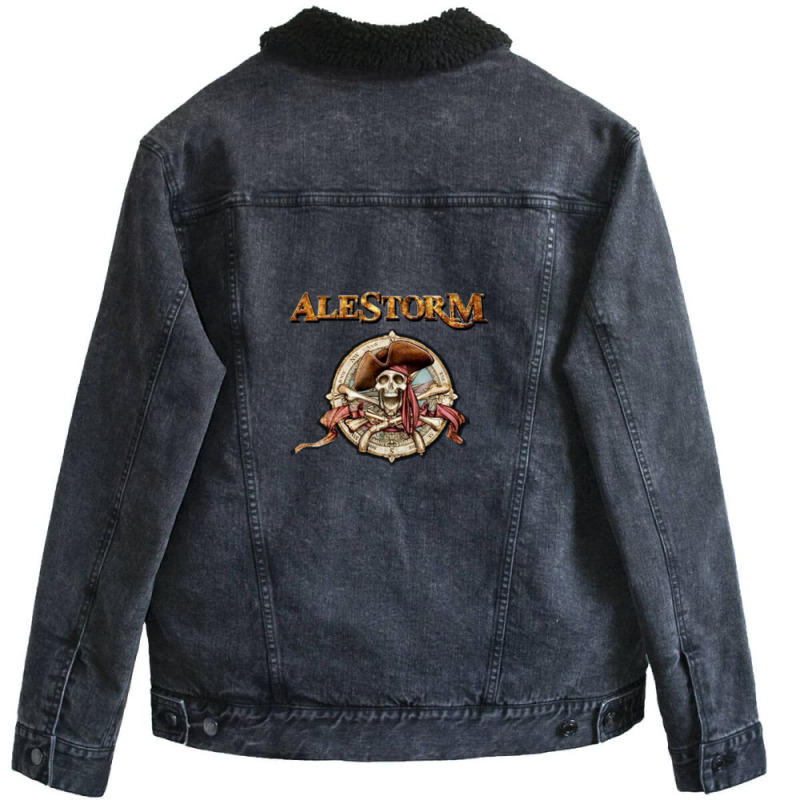 Alestorm 1 Unisex Sherpa-Lined Denim Jacket by ClintSittig | Artistshot