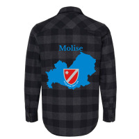 Molise Flag Map, Italy, Italian Region. Flannel Shirt | Artistshot