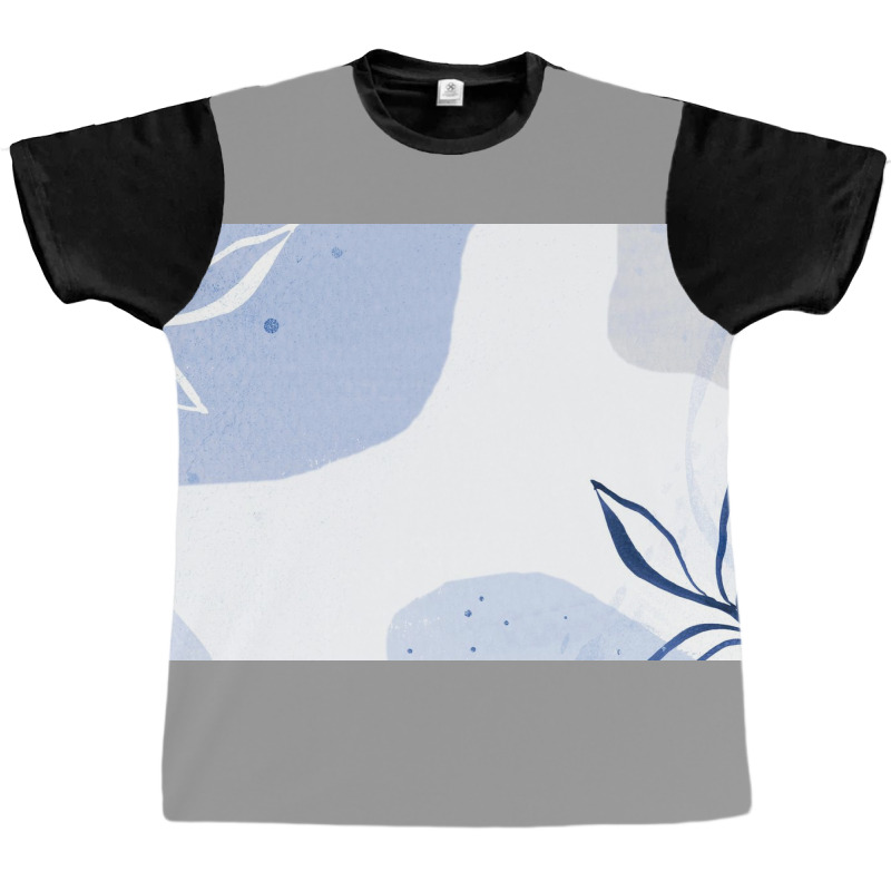 Patterned Blue Background Graphic T-shirt by ElaineABernard | Artistshot