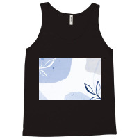 Patterned Blue Background Tank Top | Artistshot