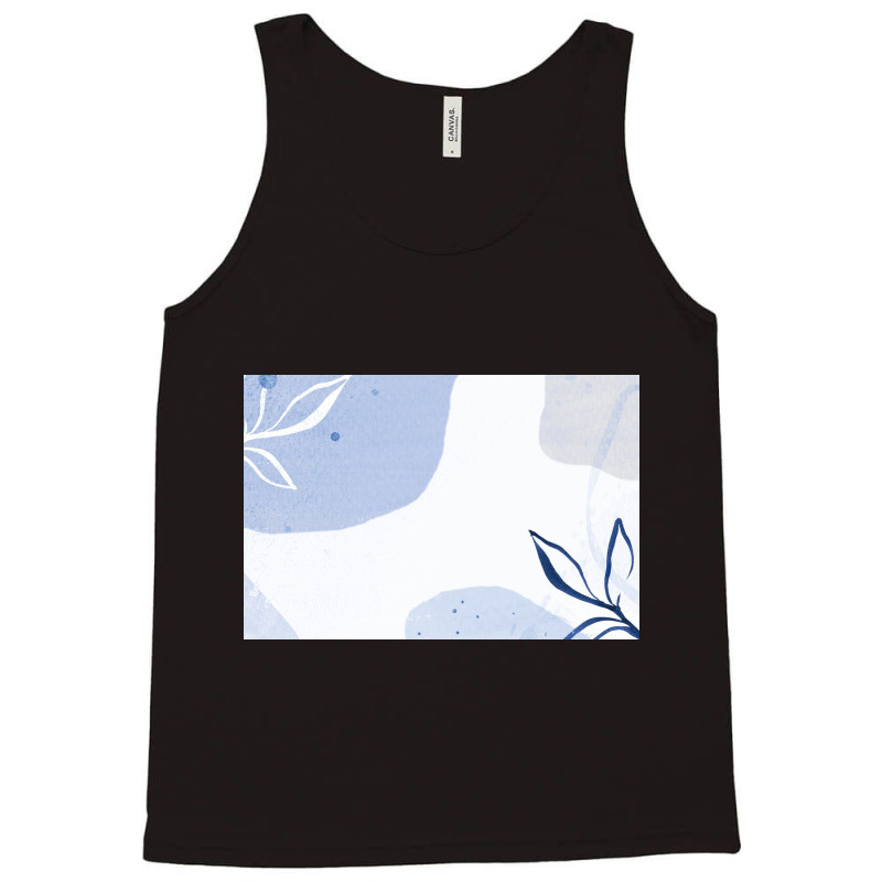 Patterned Blue Background Tank Top by ElaineABernard | Artistshot