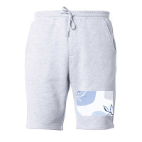 Patterned Blue Background Fleece Short | Artistshot