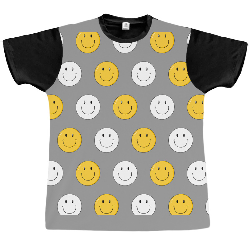 Smile Pattern Graphic T-shirt by ElaineABernard | Artistshot