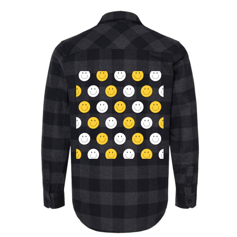 Smile Pattern Flannel Shirt by ElaineABernard | Artistshot