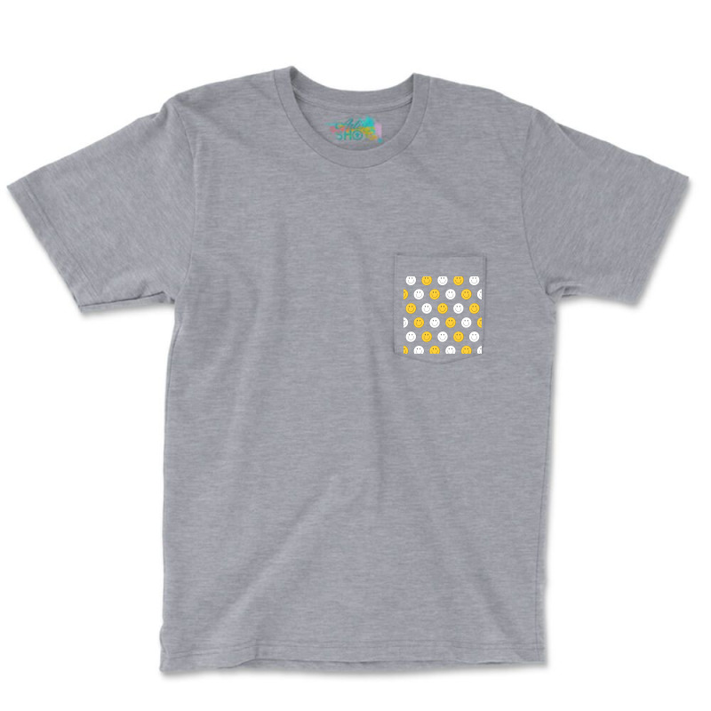 Smile Pattern Pocket T-Shirt by ElaineABernard | Artistshot