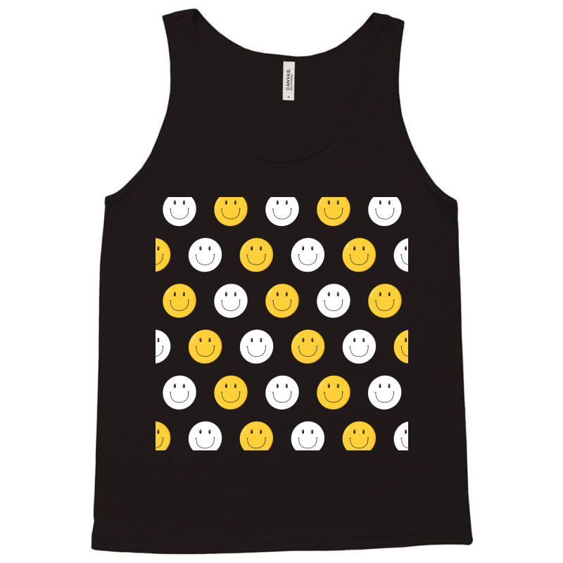 Smile Pattern Tank Top by ElaineABernard | Artistshot