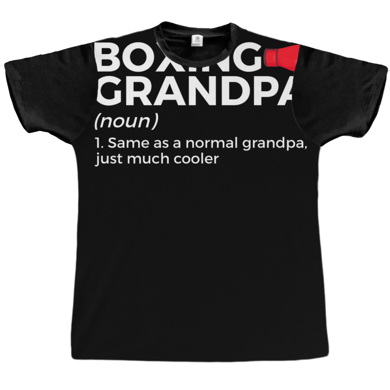 Funny Boxing Grandpa Definition Graphic T-shirt | Artistshot