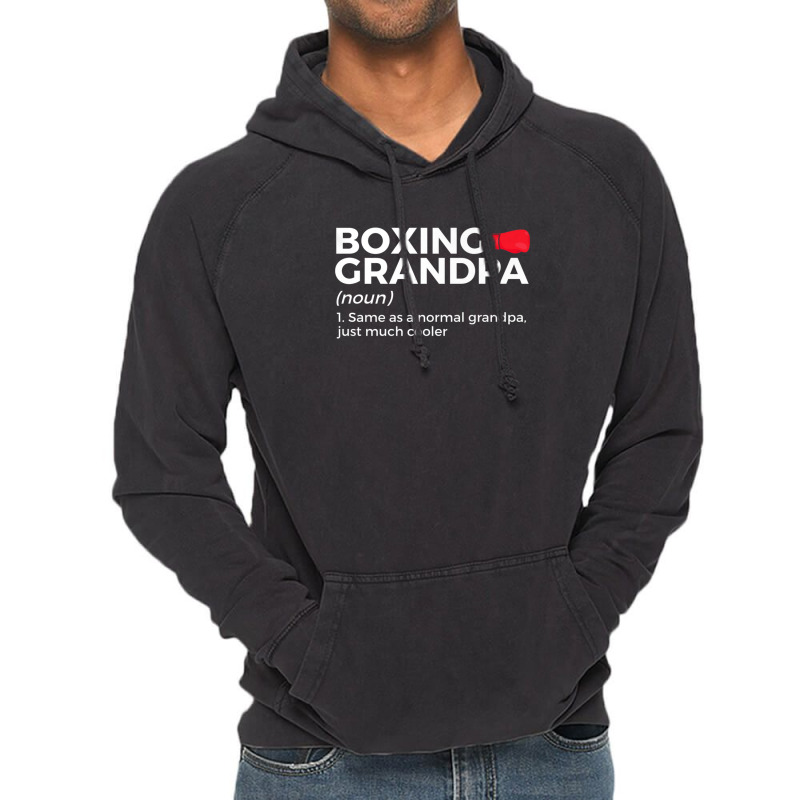 Funny Boxing Grandpa Definition Vintage Hoodie | Artistshot