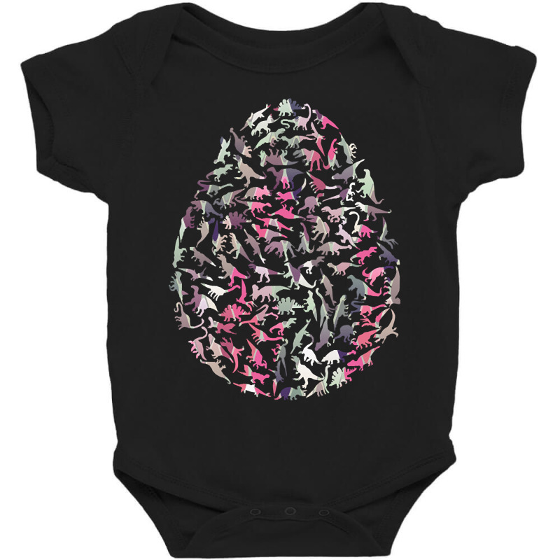 Colourful Dinosaur Egg-8nthp Baby Bodysuit | Artistshot