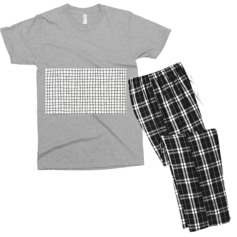 Simple Grid Background Men's T-shirt Pajama Set by ElaineABernard | Artistshot