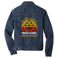 Proud Usaf Daddy Dilfs Air Force Academy Dad And Daughter Men Denim Jacket | Artistshot