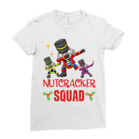 Nutcracker Squad Ballet Dance Matching Family Christmas Pjs Ladies Fitted T-shirt | Artistshot