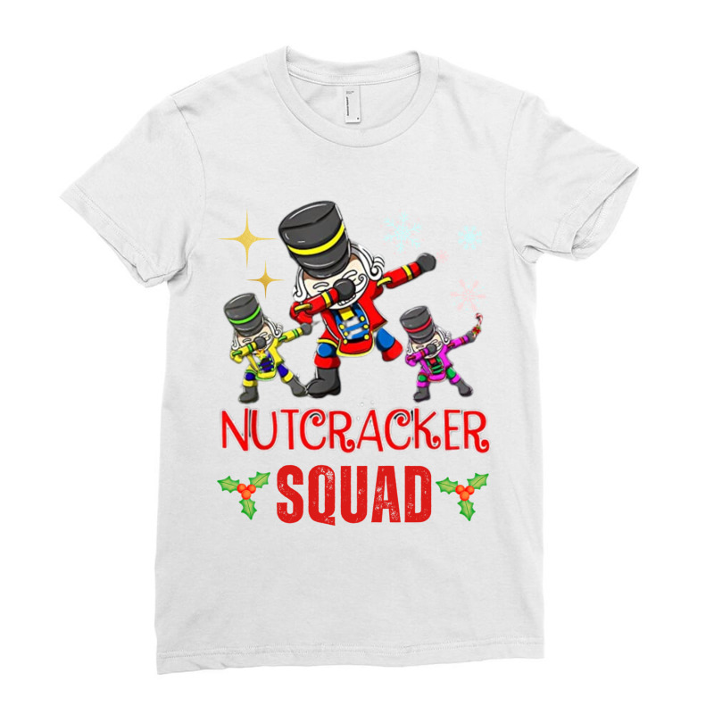 Nutcracker Squad Ballet Dance Matching Family Christmas Pjs Ladies Fitted T-Shirt by JESSICAFRANKLIN | Artistshot