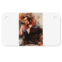 H. Styles Singer Motorcycle License Plate | Artistshot