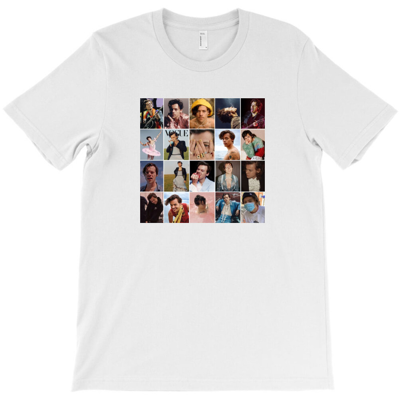 H. Styles Aesthetic Wall Collage T-shirt | Artistshot