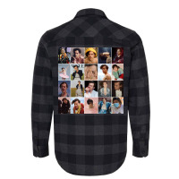 H. Styles Aesthetic Wall Collage Flannel Shirt | Artistshot