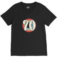 Retro Year 1970 Shirt Team Sports Number 70 / Seventy V-neck Tee | Artistshot