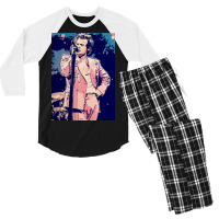 H. Styles Pop Art Men's 3/4 Sleeve Pajama Set | Artistshot