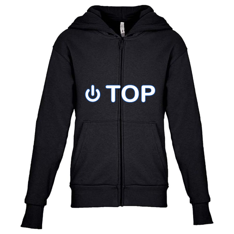 Power Top Youth Zipper Hoodie | Artistshot