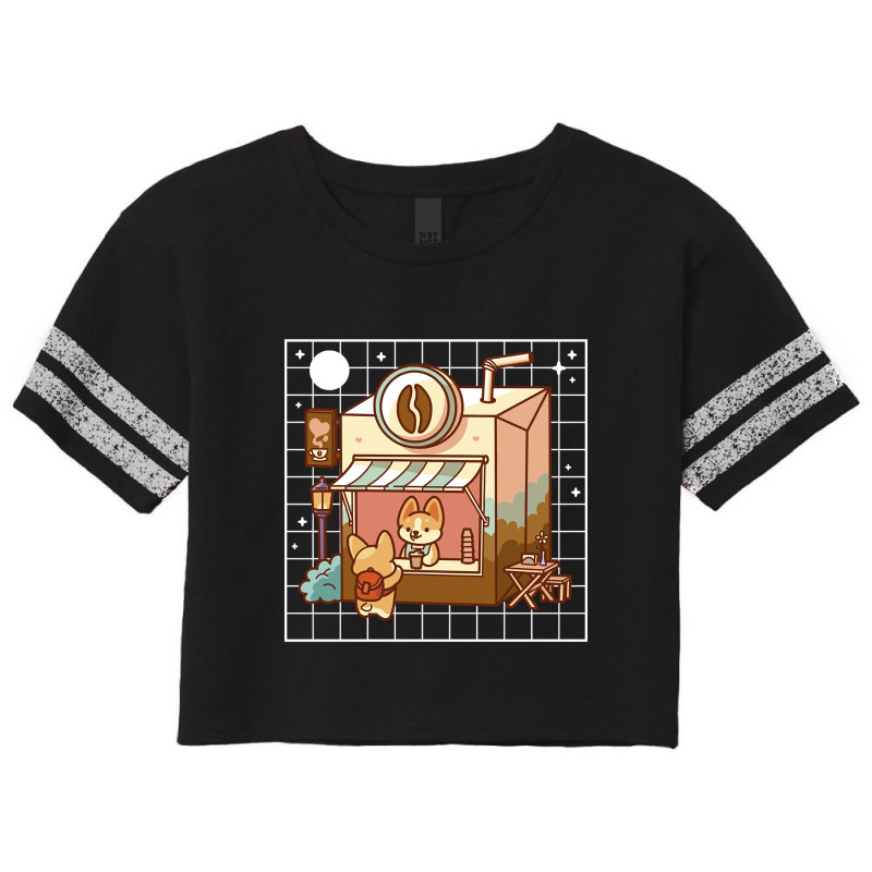 Kawaii Coffee Shop Scorecard Crop Tee by Ledford Leslie | Artistshot