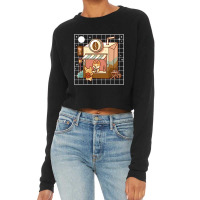 Kawaii Coffee Shop Cropped Sweater | Artistshot