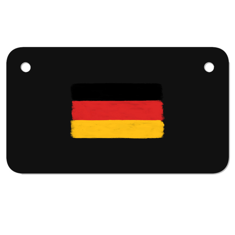 Germany Grunge Flag Motorcycle License Plate | Artistshot