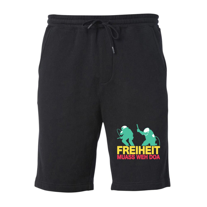 New Freiheit Muass Cool Vector Design Fleece Short | Artistshot