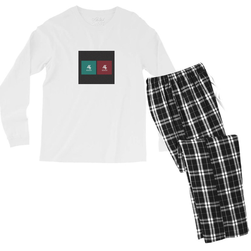 14 Number & Pantone Code Men's Long Sleeve Pajama Set | Artistshot