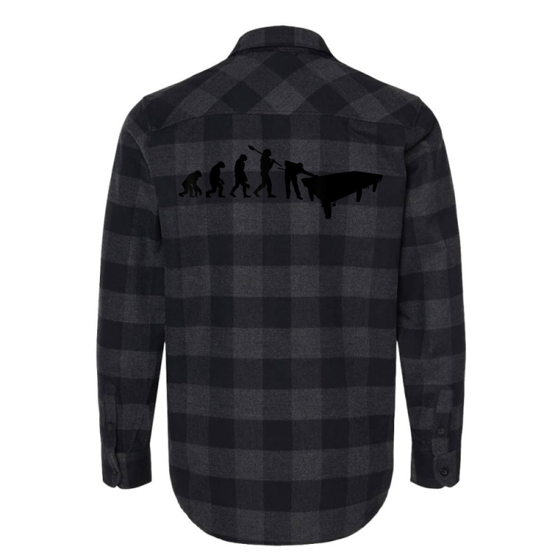 Billiard Evolution Snooker Pool Chalk Billiard Player Queue T Shirt Flannel Shirt | Artistshot