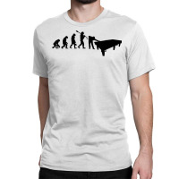 Billiard Evolution Snooker Pool Chalk Billiard Player Queue T Shirt Classic T-shirt | Artistshot