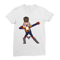 Dabbing Nutcracker Christmas Kids Dab Dance Gift Xmas Ladies Fitted T-shirt | Artistshot