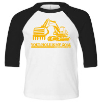 Excavator Operator Toddler 3/4 Sleeve Tee | Artistshot