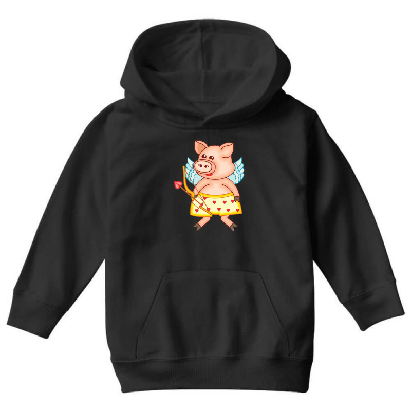 Pig Amor Youth Hoodie | Artistshot