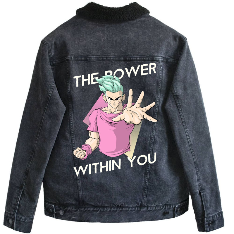 The Power Within You Unisex Sherpa-Lined Denim Jacket by Sierra Dennis | Artistshot