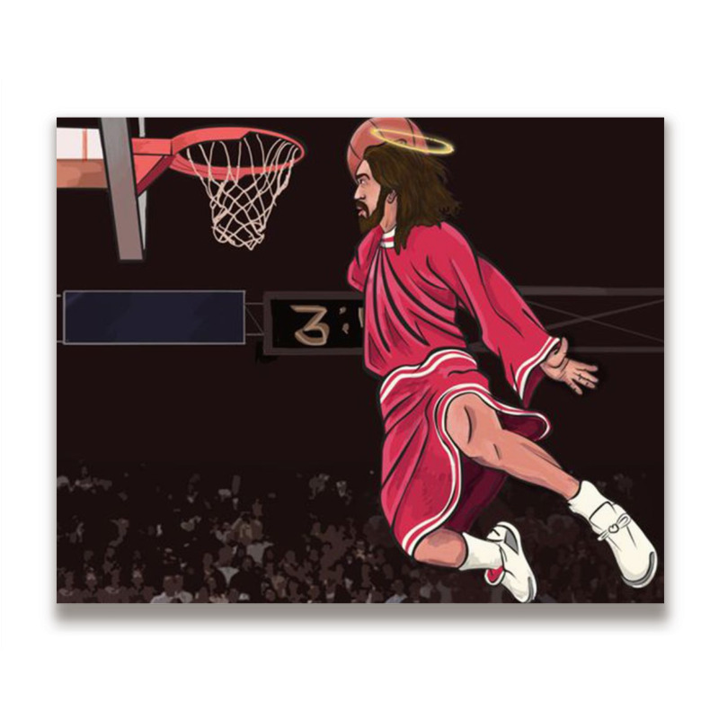 Could Jesus Ball Poster Metal Print Horizontal | Artistshot