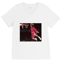 Could Jesus Ball Poster V-neck Tee | Artistshot