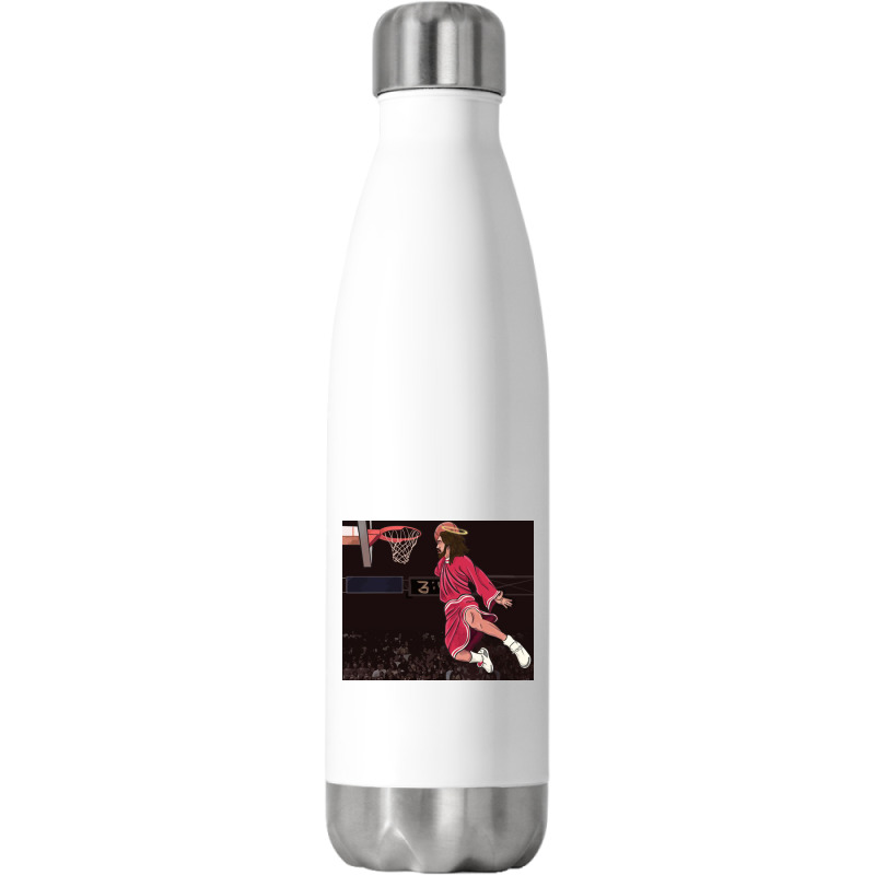 Could Jesus Ball Poster Stainless Steel Water Bottle | Artistshot