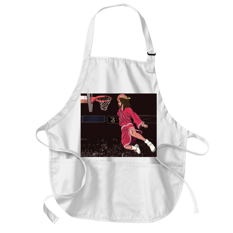 Could Jesus Ball Poster Medium-length Apron | Artistshot