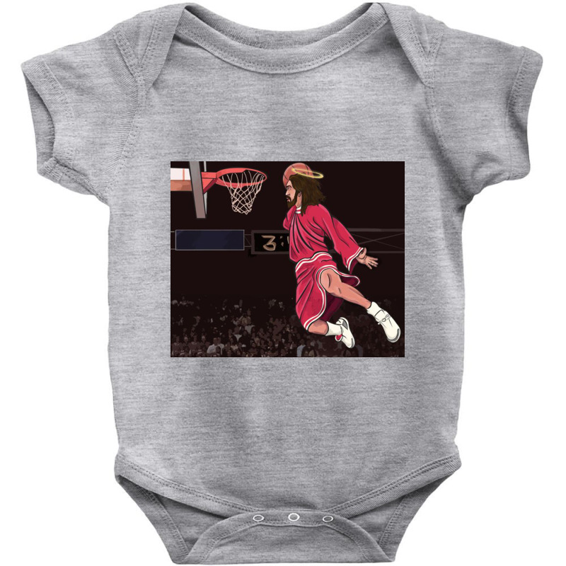 Could Jesus Ball Poster Baby Bodysuit | Artistshot